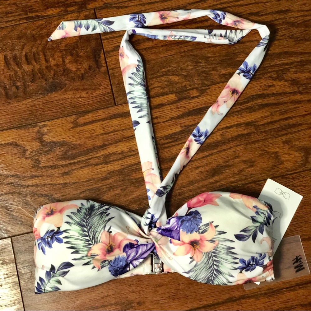 ❗️SALE❗️NWT H&M Floral Bikini Top Size 4